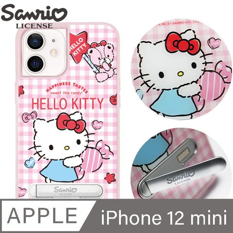 Sanrio 三麗鷗 三麗鷗 iPhone 12 mini 5.4吋減震立架手機殼-鄉村凱蒂