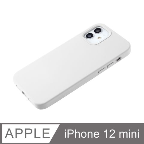 【經典液態殼 I 春櫻系列】iPhone 12 mini 手機殼 i12 mini 保護殼 矽膠殼 軟殼 (白)