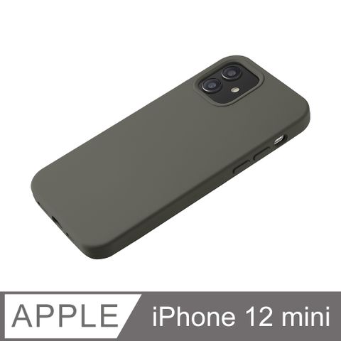 【經典液態殼 I 城市系列】iPhone 12 mini 手機殼 i12 mini 保護殼 矽膠殼 軟殼 (深橄欖)