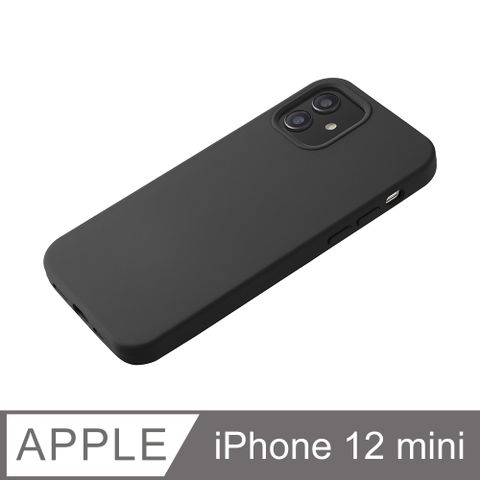 【經典液態殼 I 城市系列】iPhone 12 mini 手機殼 i12 mini 保護殼 矽膠殼 軟殼 (黑)