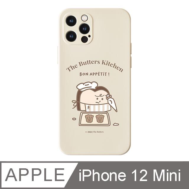 TOYSELECT 拓伊生活 iPhone 12 Mini 5.4吋 The Butters 吐司先生烘培師全包iPhone手機殼