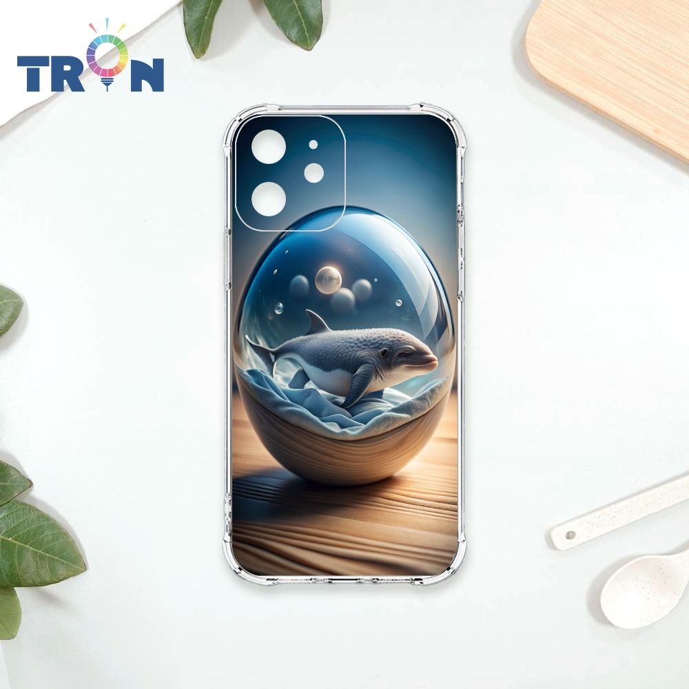  TRON IPhone 12 MINI 水晶球裡的動物們-2 四角防摔殼 手機殼