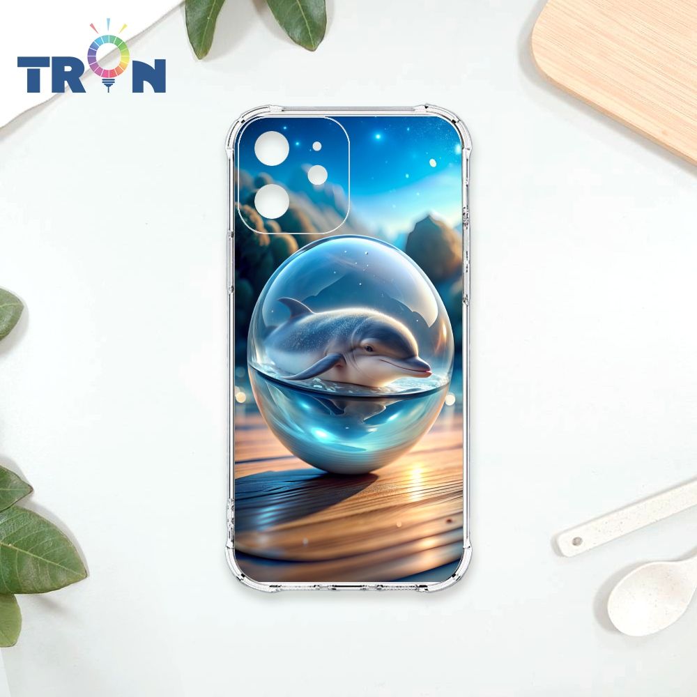  TRON IPhone 12 MINI 水晶球裡的動物們-2 四角防摔殼 手機殼