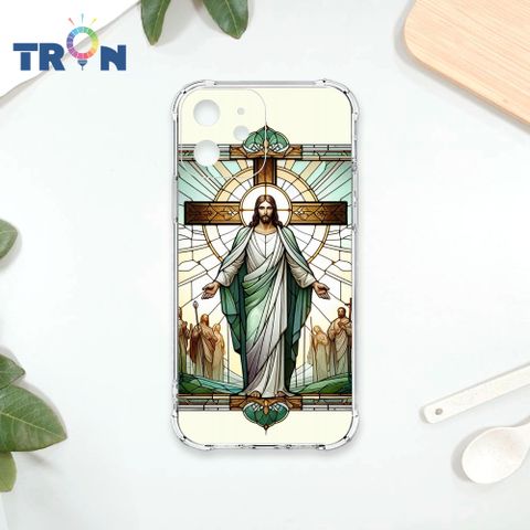 TRON IPhone 12 MINI 耶穌彩繪玻璃 四角防摔殼 手機殼