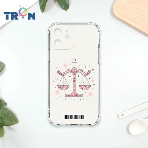 TRON IPhone 12 MINI 粉色系可愛星座  載具 四角防摔殼 手機殼
