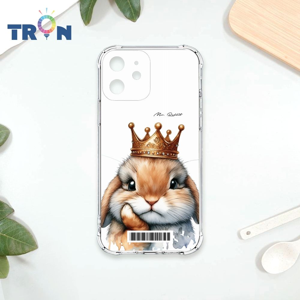  TRON IPhone 12 MINI 賣萌兔兔  載具 四角防摔殼 手機殼