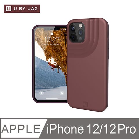 [U] iPhone 12/12 Pro 耐衝擊保護殼-紫紅