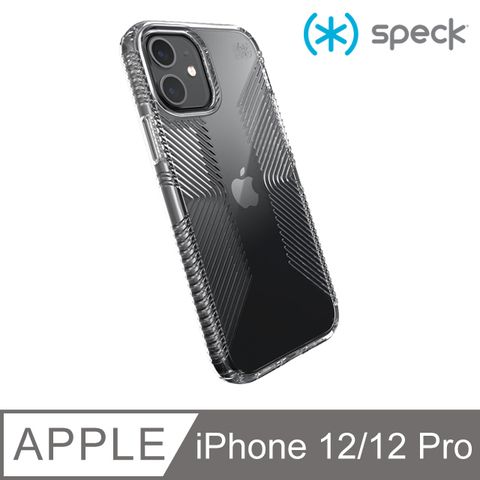 Speck Presidio Grip iPhone 12/12 Pro 6.1吋 透明抗菌防手滑防摔殼