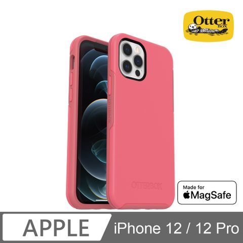 OtterBox iPhone 12 / 12 Pro Symmetry Plus 炫彩幾何⁺保護殼-粉 (支援MagSafe)