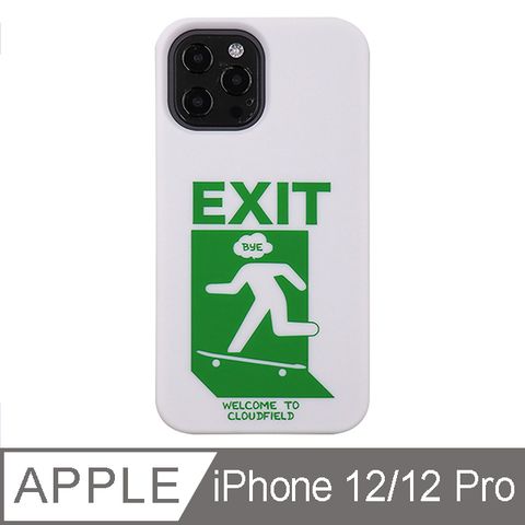 【Candies】Candies x Cloudfield聯名款 緊急滑板出口手機殼(白) - iPhone 12 / 12 Pro