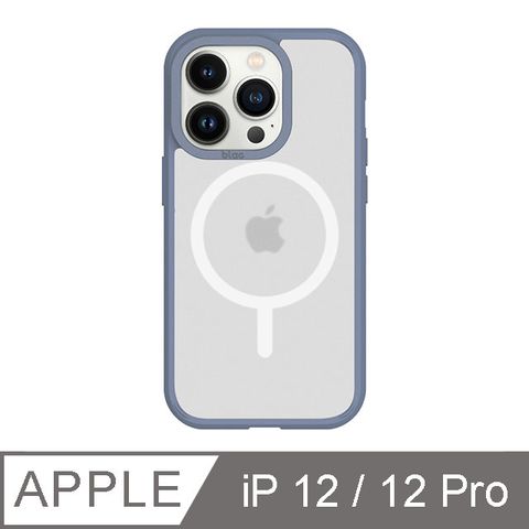 ✪iPhone 12 / 12 Pro 6.1吋 BLAC Aurora極光霧透 MagSafe iPhone手機殼 霧藍紫✪