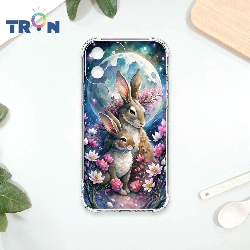  TRON IPhone 12 月球上的兔子 四角防摔殼 手機殼