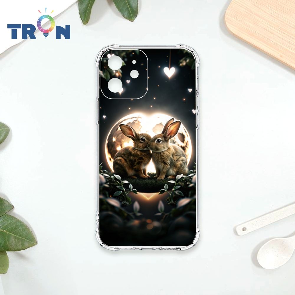  TRON IPhone 12 月球上的兔子 四角防摔殼 手機殼