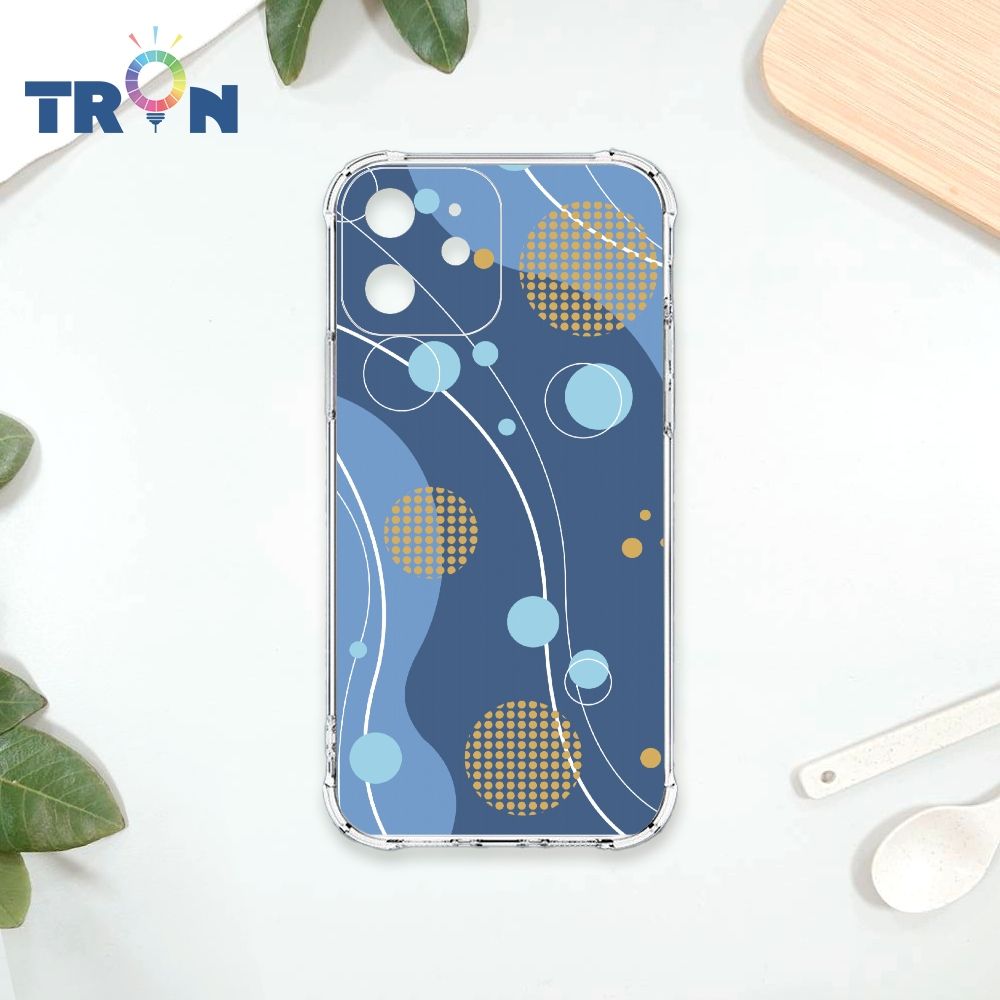  TRON IPhone 12 日系和風圓點律動系列 四角防摔殼 手機殼