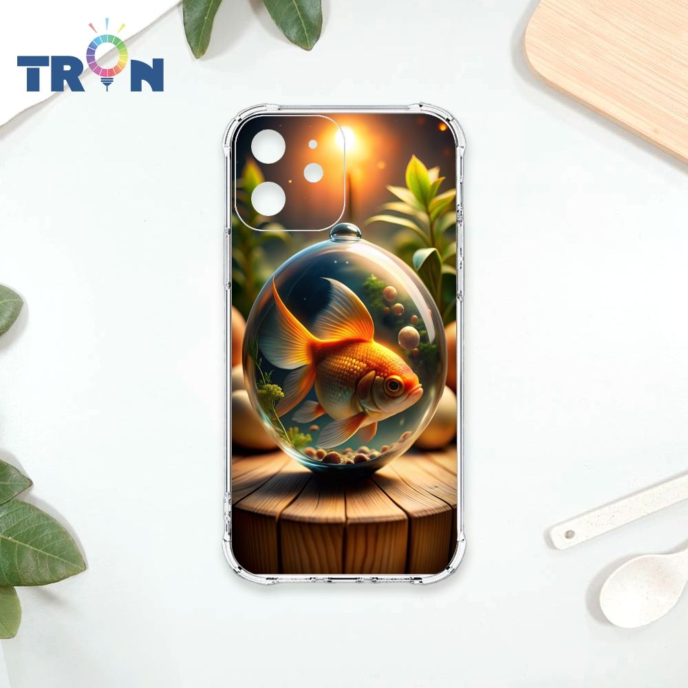  TRON IPhone 12 水晶球裡的動物們-2 四角防摔殼 手機殼