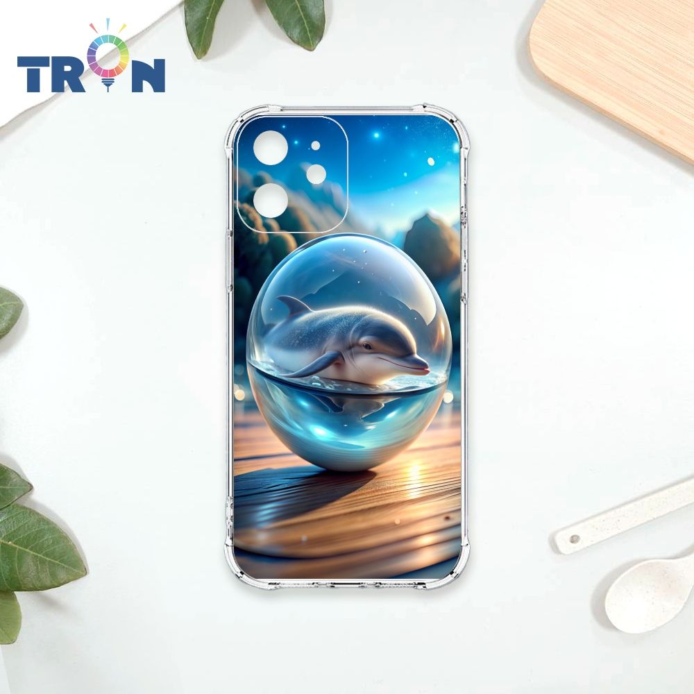  TRON IPhone 12 水晶球裡的動物們-2 四角防摔殼 手機殼