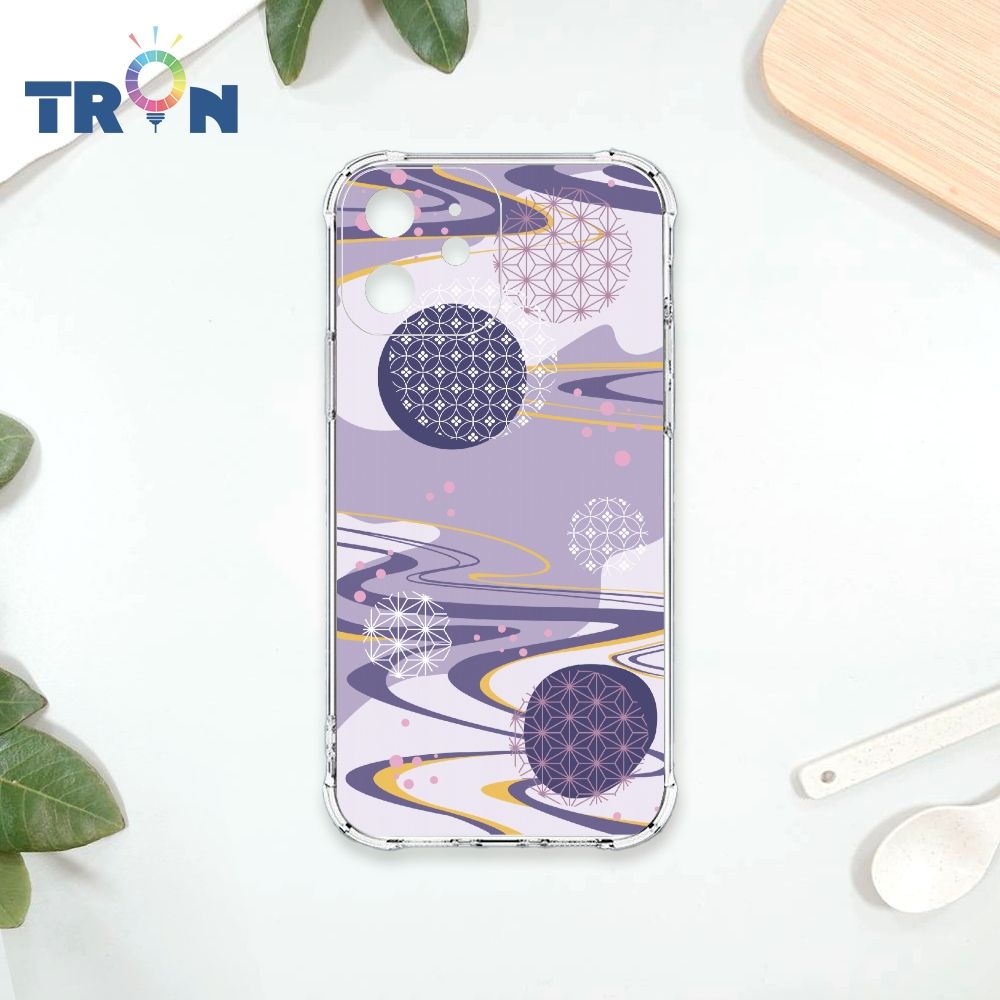  TRON IPhone 12 日系和風圓點星河系列 四角防摔殼 手機殼