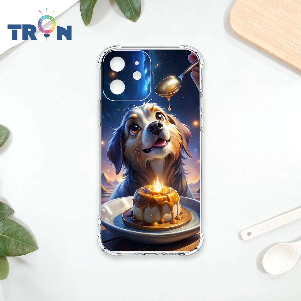  TRON IPhone 12 吃布丁的動物 四角防摔殼 手機殼