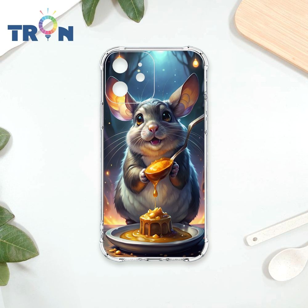  TRON IPhone 12 吃布丁的動物 四角防摔殼 手機殼