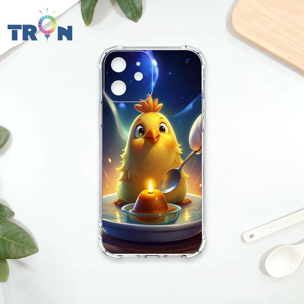  TRON IPhone 12 吃布丁的動物 四角防摔殼 手機殼