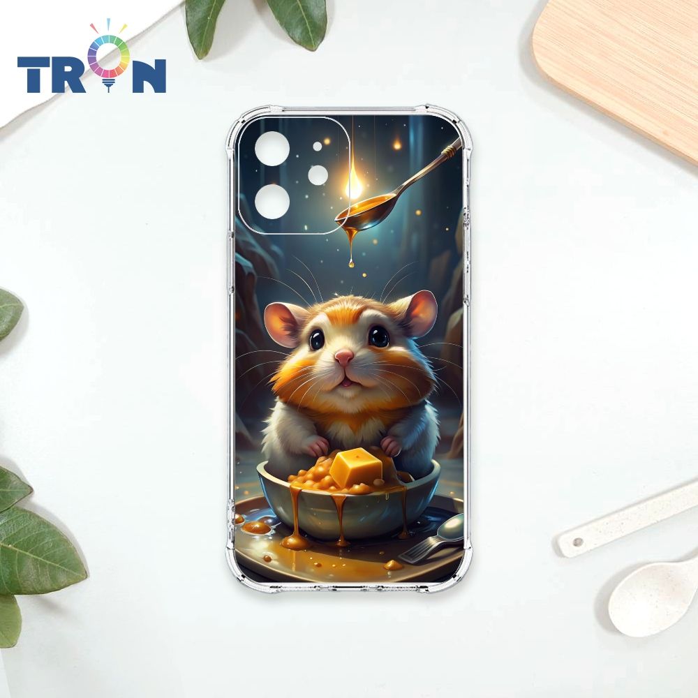  TRON IPhone 12 吃布丁的動物 四角防摔殼 手機殼