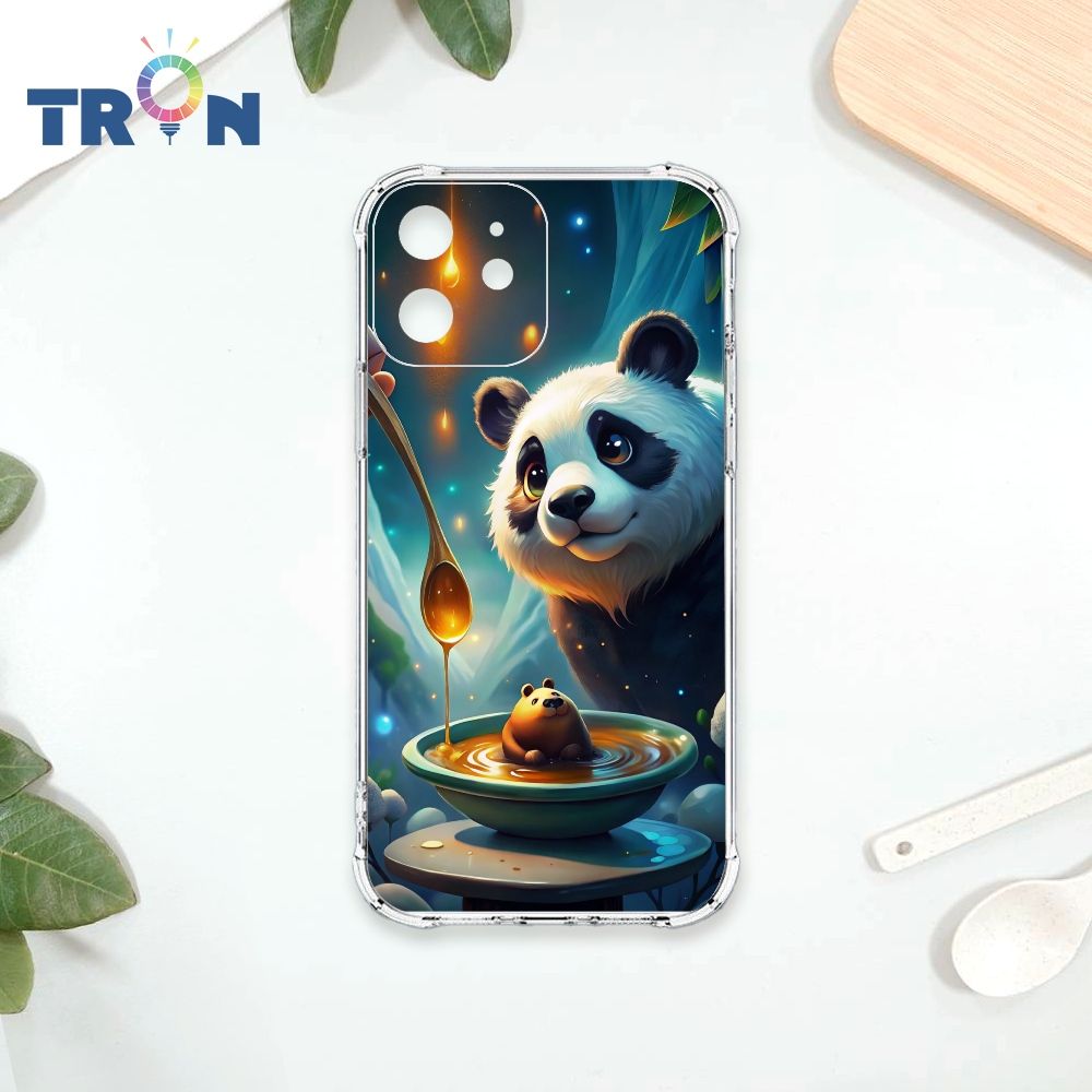  TRON IPhone 12 吃布丁的動物 四角防摔殼 手機殼