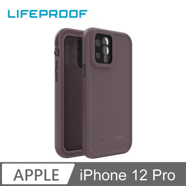 Lifeproof  iPhone 12 Pro 全方位防水/雪/震/泥 保護殼-Fre(紫)