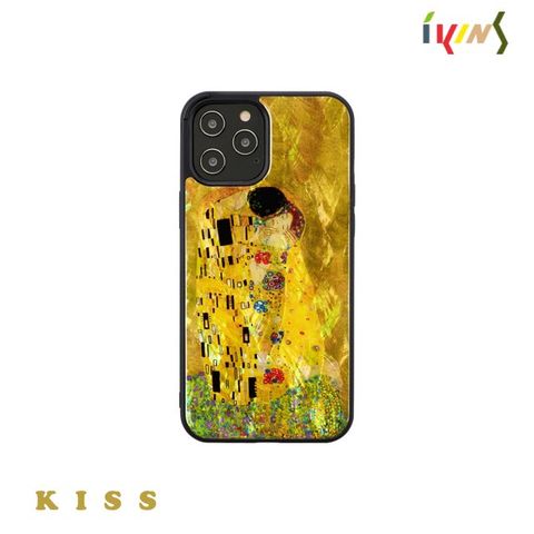 Man&amp;wood iPhone 12 / 12 Pro 天然貝殼 造型保護殼-黃金之吻 KISS