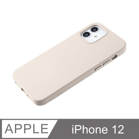 【經典液態殼 I 莊園系列】iPhone 12 手機殼 i12 保護殼 矽膠殼 軟殼 (古董白)