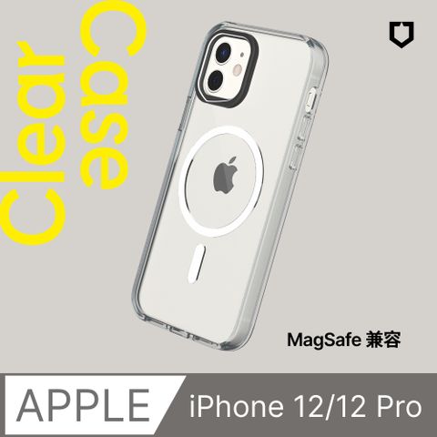 RHINOSHIELD 犀牛盾 iPhone 12/12 Pro(6.1吋) Clear(MagSafe 兼容)超強磁吸透明防摔手機殼(抗黃終生保固)