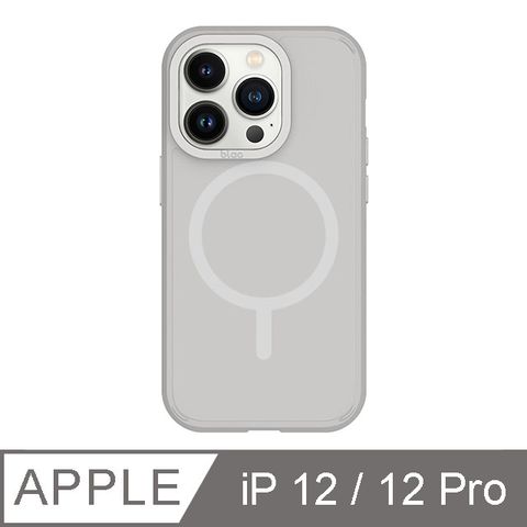 TOYSELECT 拓伊生活 iPhone 12 / 12 Pro 6.1吋 BLAC Canyon峽谷強悍 MagSafe iPhone手機殼 迷霧灰