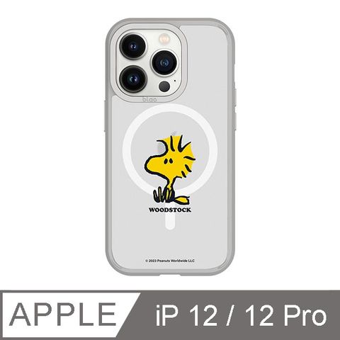 TOYSELECT 拓伊生活 iPhone 12 / 12 Pro 6.1吋 SNOOPY史努比 經典胡士托極光霧透MagSafe iPhone手機殼