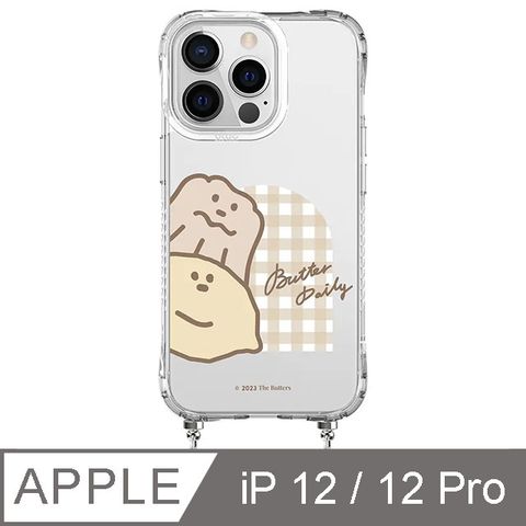 TOYSELECT 拓伊生活 iPhone 12 / 12 Pro 6.1吋 The Butters 奶油日常抗黃繩掛iPhone手機殼