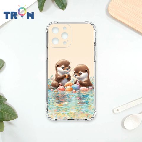 TRON IPhone 12 PRO 玩水的水獺系列 四角防摔殼 手機殼