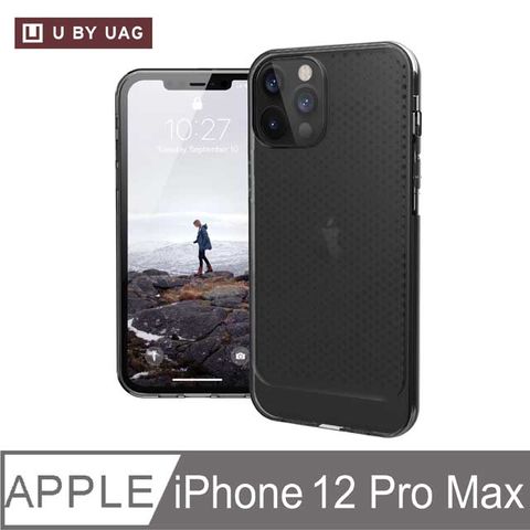 [U] iPhone 12 Pro Max 耐衝擊保護殼-亮透黑