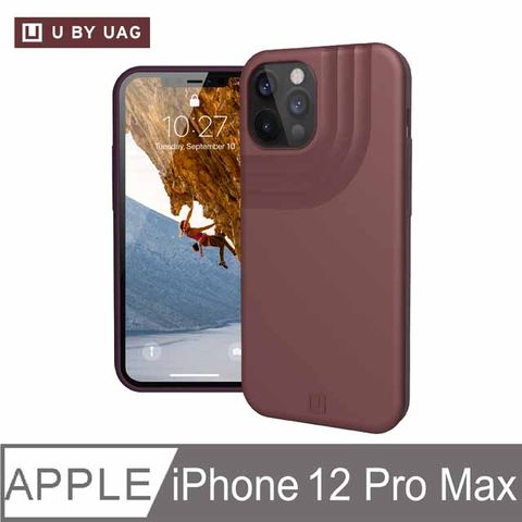 [U] iPhone 12 Pro Max 耐衝擊保護殼-紫紅
