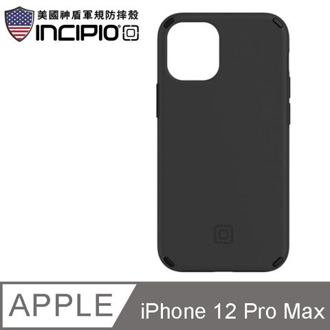 incipio 美國 iPhone 12 Pro Max 雙層防護黑防摔殼