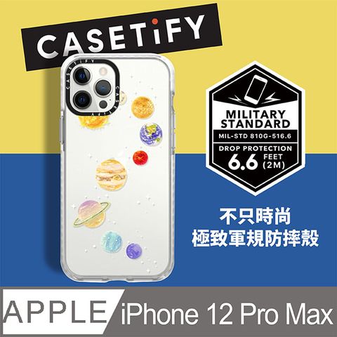 Casetify iPhone 12 Pro Max 耐衝擊保護殼-糖果星球