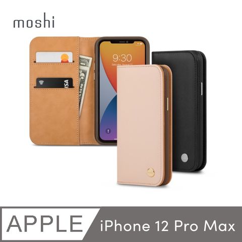 【moshi】Overture 磁吸可拆式卡夾型皮套for iPhone 12 Pro Max