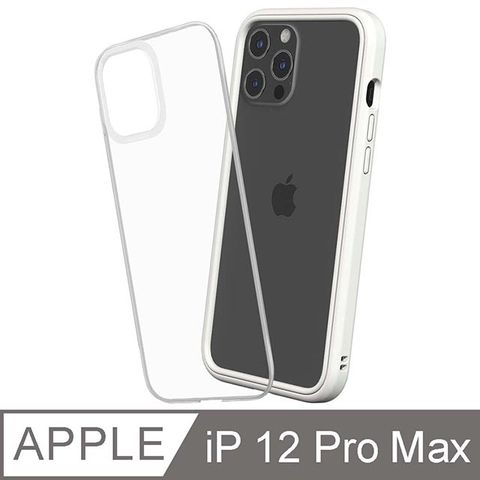 RHINOSHIELD 犀牛盾 iPhone 12 Pro Max Mod NX 邊框背蓋兩用手機殼-白色