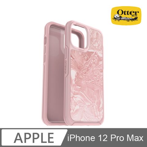 OtterBox iPhone 12 Pro Max Symmetry炫彩保護殼-粉色大理石