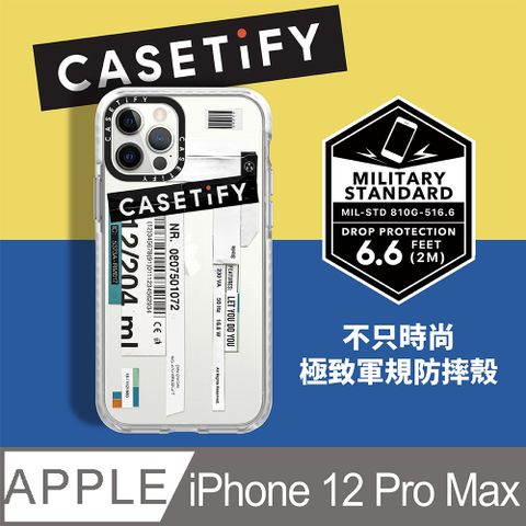 Casetify iPhone 12 Pro Max 耐衝擊保護殼-剪剪貼貼