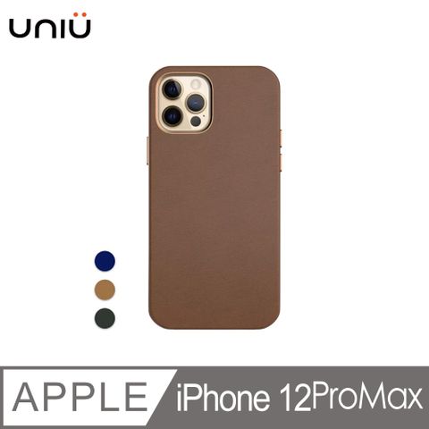 【UNIU】 CUERO 全皮革保護殼 iPhone 12 Pro Max