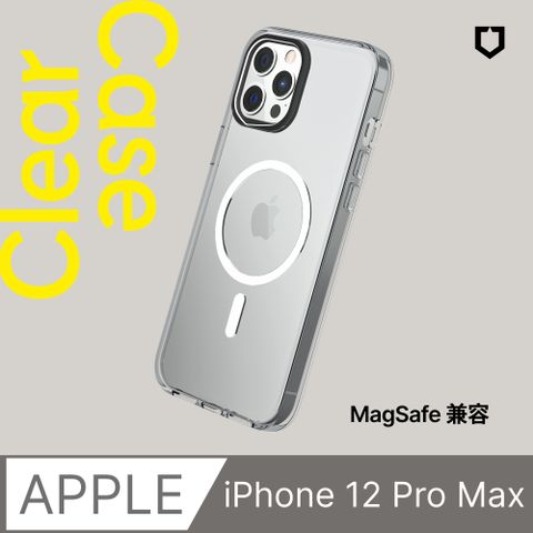 RHINOSHIELD 犀牛盾 iPhone 12 Pro Max(6.7吋)Clear(MagSafe 兼容)超強磁吸透明防摔手機殼(抗黃終生保固)