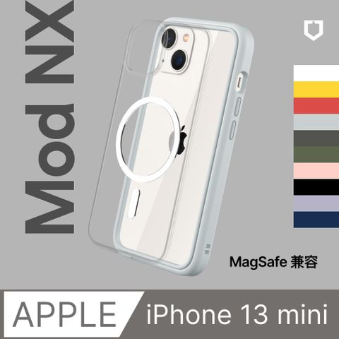 RHINOSHIELD 犀牛盾 iPhone 13 mini (5.4吋) Mod NX (MagSafe兼容) 超強磁吸手機保護殼(多色可選)