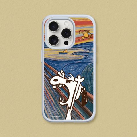 【犀牛盾】iPhone 12系列SolidSuit(MagSafe兼容)手機殼∣史努比X頂尖藝術大師系列-吶喊-1(多色可選)