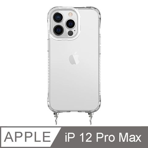 TOYSELECT 拓伊生活 iPhone 12 Pro Max 6.7吋 BLAC Glacier冰川抗黃軍規防摔繩掛殼