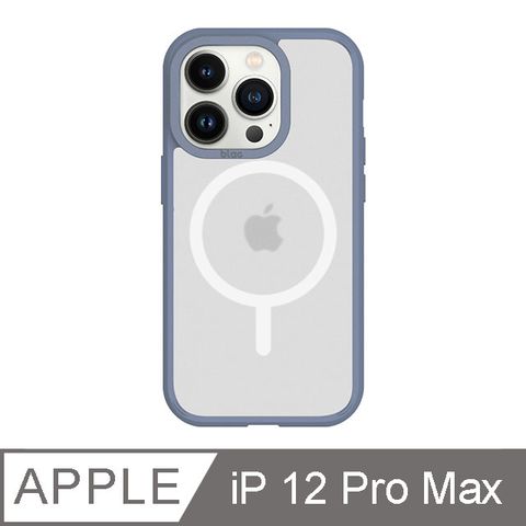 ✪iPhone 12 Pro Max 6.7吋 BLAC Aurora極光霧透 MagSafe iPhone手機殼 霧藍紫✪