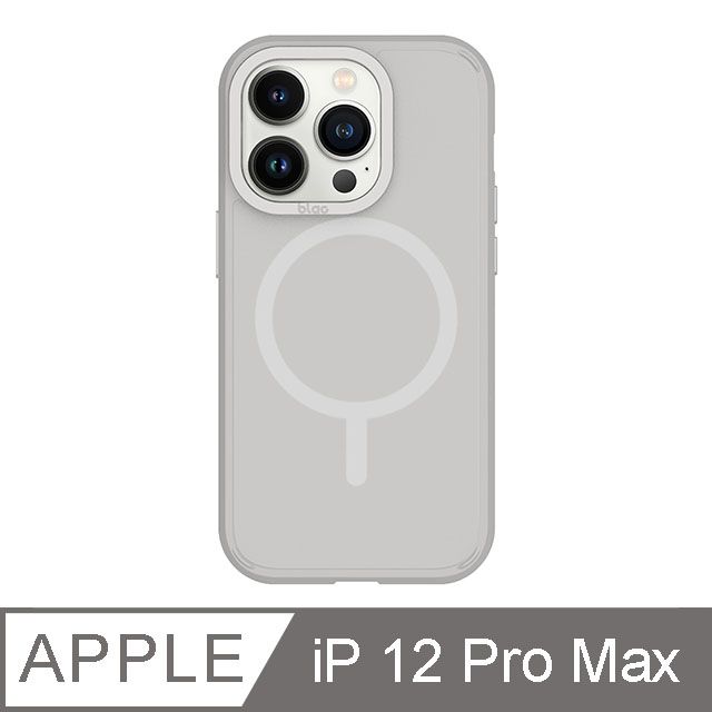 TOYSELECT 拓伊生活 iPhone 12 Pro Max 6.7吋 BLAC Canyon峽谷強悍 MagSafe iPhone手機殼 迷霧灰