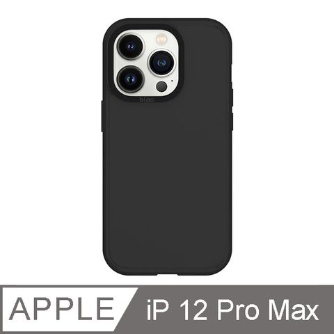 TOYSELECT 拓伊生活 iPhone 12 Pro Max 6.7吋 BLAC Canyon峽谷強悍 MagSafe iPhone手機殼 靜謐黑